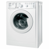 Стиральная машина INDESIT IWSB 5105, 1000 об/мин, 5 кг, фронтальная загрузка, 16 программ, белая, 869990629100 за 31&nbsp;899 ₽. Стиральные машины.  Доставка по РФ. Без переплат!