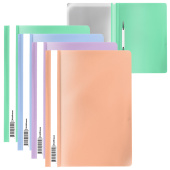 Скоросшиватель пластиковый ERICH KRAUSE "Matt Pastel Bloom", A4, 120/180 мкм, ассорти, 61129 за 27 ₽. Папки-скоросшиватели мягкие.  Доставка по РФ. Без переплат!