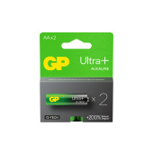 Батарейки КОМПЛЕКТ 2 шт., GP Ultra Plus G-Tech, AA (LR6), алкалиновые, пальчиковые, 15AUPA21-2CRSB2 за 245 ₽. Батарейки.  Доставка по РФ. Без переплат!
