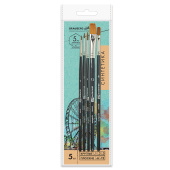 Кисти художественные набор 5 шт., синтетика, BRAUBERG ART CLASSIC, № 1-12, 200960 за 284 ₽. Кисти художественные в наборах.  Доставка по РФ. Без переплат!
