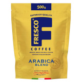 Кофе растворимый FRESCO "Arabica Blend", сублимированный, 500 г, мягкая упаковка за 1 152 ₽. Кофе растворимый. Доставка по РФ. Без переплат!
