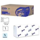 Полотенца бумажные 200 шт., PROtissue (H2) PREMIUM, 1-слойные, белые, КОМПЛЕКТ 28 пачек, 24х21,5 см, Z-сложение, С446 за 2&nbsp;918 ₽. Полотенца бумажные профессиональные.  Доставка по РФ. Без переплат!