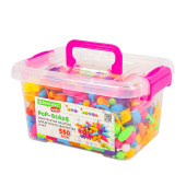 Конструктор POP-BEADS для творчества и игр, 550 бусин, браслеты, кольца, BRAUBERG KIDS, 664698 за 883 ₽. Наборы для изготовления бижутерии.  Доставка по РФ. Без переплат!