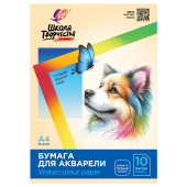 Папка для акварели А4, 10 л., 200 г/м2, 210х297 мм, ЛУЧ "Школа творчества", бумага ГОЗНАК, 30С 1797-08 за 128 ₽. Альбомы и бумага для акварели и масла.  Доставка по РФ. Без переплат!