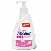 Мыло-крем жидкое антибактериальное 500 г ABSOLUT "Нежное 2 в 1", пантенол, дозатор, 5213 за 170 ₽. Мыло жидкое.  Доставка по РФ. Без переплат!