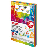 Бумага цветная 15 цветов BRAUBERG MULTICOLOR А4, 80 г/м2, 150 л. (15 цветов x 10 листов), 116648 за 410 ₽. Бумага цветная форматная.  Доставка по РФ. Без переплат!