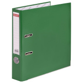 Папка-регистратор, покрытие пластик, 50 мм, ПРОЧНАЯ, с уголком, BRAUBERG, зеленая, 226591 за 262 ₽. Папки-регистраторы с арочным механизмом.  Доставка по РФ. Без переплат!