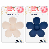 Краб для волос 7 см, soft-touch, АССОРТИ, MONTE VITA (МОНТЕ ВИТА), 457013 за 94 ₽. Крабы для волос.  Доставка по РФ. Без переплат!