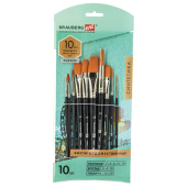 Кисти художественные набор 10 шт., синтетика BRAUBERG ART CLASSIC, 200961 за 1 313 ₽. Кисти художественные в наборах.  Доставка по РФ. Без переплат!