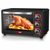Мини-печь CENTEK CT-1537-30, 1600 Вт, 30 л, таймер 90 мин., черная за 7 812 ₽. Электропечи.  Доставка по РФ. Без переплат!