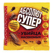 Средство от насекомых 100 г, АБСОЛЮТ ДУСТ СУПЕР, пакет, АДС100 за 41 ₽. Средства от насекомых.  Доставка по РФ. Без переплат!
