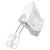 Миксер BOSCH MFQ 3540, 450 Вт, 5 скоростей, 2 венчика, 2 крюка для теста, стакан, белый, MFQ3540 за 7&nbsp;920 ₽. Миксеры.  Доставка по РФ. Без переплат!