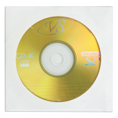 Диск CD-R VS, 700 Mb, 52х, бумажный конверт (1 штука) за 48 ₽. Диски CD, DVD, BD (Blu-ray).  Доставка по РФ. Без переплат!