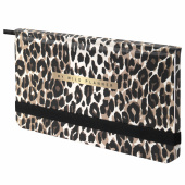 Еженедельник недатированный с резинкой 171х93 мм, BRAUBERG, твердый, 64 л., "Leopard print", 116312 за 155 ₽. Планинги.  Доставка по РФ. Без переплат!
