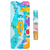 Коврик для ванны противоскользящий 100х40 см с рисунком "Батискаф", ПВХ, присоски, PRIMILA (ПРИМИЛА), 700378 за 656 ₽. Коврики для ванной комнаты.  Доставка по РФ. Без переплат!