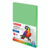 Бумага цветная BRAUBERG, А4, 80 г/м2, 100 л., интенсив, зеленая, для офисной техники, 112451 за 265 ₽. Бумага цветная форматная.  Доставка по РФ. Без переплат!