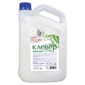 Мыло жидкое 5 л КЛЕВЕР "Ландыш", перламутровое, 104893 за 859 ₽. Мыло жидкое.  Доставка по РФ. Без переплат!