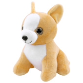 Игрушка мягкая "Корги", 23 см, цвет коричневый, WOOZOO (ВУЗУ), 666794 за 578 ₽. Мягкие игрушки.  Доставка по РФ. Без переплат!