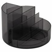 Подставка-органайзер BRAUBERG DELTA, 6 отделений, 130х130х90 мм, тонированная серая, 238101 за 159 ₽. Подставки канцелярские без наполнения.  Доставка по РФ. Без переплат!