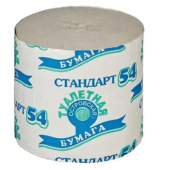 Бумага туалетная бытовая, 54 м, ОСТРОВСКАЯ, без втулки (эконом) за 25 ₽. Туалетная бумага офисно-бытовая.  Доставка по РФ. Без переплат!