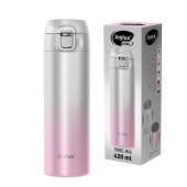 Термокружка 420 мл JOYLUX (ДЖОЙЛЮКС) ULTRA GRADIENT, нержавеющая сталь SUS304, белый/розовый, 700276 за 648 ₽. Термокружки.  Доставка по РФ. Без переплат!