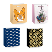 Пакет подарочный (1 штука) 11х6х15 см (S), "Collection Small", ассорти, глиттер, фольга, пушистый хвостик, ЗОЛОТАЯ СКАЗКА, 700803 за 28 ₽. Пакеты подарочные.  Доставка по РФ. Без переплат!