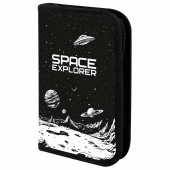 Пенал ПИФАГОР, 1 отделение, ламинированный картон, 19х11 см, "Space invader", 273469 за 128 ₽. Пеналы каркасные.  Доставка по РФ. Без переплат!