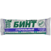 Бинт марлевый стерильный 10 см х 5 м, плотность 28 (±2) г/м2, индивидуальная упаковка, NF за 19 ₽. Бинты медицинские.  Доставка по РФ. Без переплат!