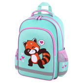 Рюкзак ПИФАГОР SCHOOL, 1 отделение, 3 кармана, "Red panda", 38x28х14 см, 272083 за 1&nbsp;255 ₽. Рюкзаки для начальной и средней школы.  Доставка по РФ. Без переплат!