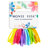 Резинки для волос НАБОР 30 шт., 0,3х9 см, разные цвета, MONTE VITA (МОНТЕ ВИТА), 457041 за 69 ₽. Резинки для волос.  Доставка по РФ. Без переплат!