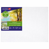 Холст на картоне, 15х20 см, 280 г/м2, грунтованный, 100% хлопок, BRAUBERG ART CLASSIC, 192182 за 52 ₽. Холсты на картоне.  Доставка по РФ. Без переплат!