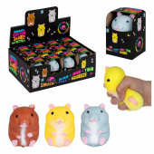 Игрушка-антистресс КРУТОЙ ЗАМЕС "Хомяк", 7,5х5,5 см, ассорти 3 цвета, 1TOY, Т24578 за 262 ₽. Игрушки релаксирующие.  Доставка по РФ. Без переплат!