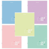 Тетрадь А5, 80 л., BRAUBERG скоба, клетка, обложка картон, "Пастельная" Pastel Tone, 404411 за 67 ₽. Тетради более 60 листов.  Доставка по РФ. Без переплат!
