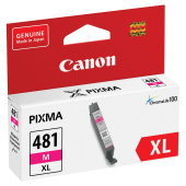 Картридж струйный CANON (CLI-481M XL) для PIXMA TS704 / TS6140, пурпурный, ресурс 474 страницы, оригинальный, 2045C001 за 3&nbsp;483 ₽. Картриджи для струйных принтеров и МФУ.  Доставка по РФ. Без переплат!