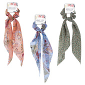 Резинка для волос 30 см, скранч, с хвостиками, АССОРТИ, MONTE VITA (МОНТЕ ВИТА), 457076 за 126 ₽. Резинки для волос.  Доставка по РФ. Без переплат!