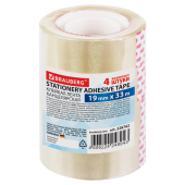 Клейкие ленты 19 мм х 33 м канцелярские BRAUBERG, КОМПЛЕКТ 4 шт., прозрачные, гарантированная длина, 228762 за 103 ₽. Клейкие ленты канцелярские.  Доставка по РФ. Без переплат!