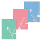 Тетрадь А4, 48 л., BRAUBERG, скоба, клетка, обложка картон, "PASTEL", 404041 за 81 ₽. Тетради формата А4.  Доставка по РФ. Без переплат!