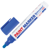Маркер-краска лаковый (paint marker) 6 мм, СИНИЙ, НИТРО-ОСНОВА, BRAUBERG PROFESSIONAL PLUS EXTRA, 151453 за 149 ₽. Маркеры-краски лаковые.  Доставка по РФ. Без переплат!