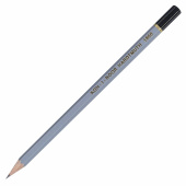 Карандаш чернографитный KOH-I-NOOR 1860, 1 шт., B, корпус серый, 186000B00104 за 43 ₽. Карандаши чернографитные.  Доставка по РФ. Без переплат!