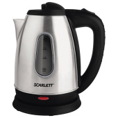 Чайник SCARLETT SC-EK21S20, 1,8 л, 1600 Вт, закрытый нагревательный элемент, сталь за 2 563 ₽. Чайники.  Доставка по РФ. Без переплат!