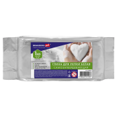 Глина для лепки (масса для моделирования) самозатвердевающая белая 1 кг, BRAUBERG ART CLASSIC, 274010 за 337 ₽. Пластичная масса для моделирования.  Доставка по РФ. Без переплат!