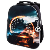 Ранец BRAUBERG UP, 2 отделения, с брелоком, "Speedometer", 36х28х15 см, 274666 за 4&nbsp;197 ₽. Ранцы для начальной школы.  Доставка по РФ. Без переплат!