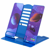 Подставка для книг и учебников BRAUBERG KIDS "Outer Space" регулируемый угол наклона, металл, 238055 за 505 ₽. Подставки для книг.  Доставка по РФ. Без переплат!