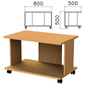 Стол журнальный "Монолит", 800х500х500 мм, цвет бук бавария, ЖМ02.1 за 4&nbsp;619 ₽. Набор мебели "Монолит".  Доставка по РФ. Без переплат!