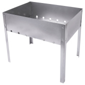 Мангал сборный размер 350х240x350 мм, сталь, в коробке, 701725 за 278 ₽. Мангалы.  Доставка по РФ. Без переплат!