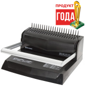 Переплетная машина для пластиковой пружины BRAUBERG B20, пробивает до 20 листов, сшивает до 450 листов, 530960 за 14&nbsp;897 ₽. Переплетчики для пружин (брошюровщики).  Доставка по РФ. Без переплат!