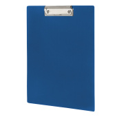 Доска-планшет STAFF с прижимом А4 (315х235 мм), пластик, 1 мм, синяя, 229222 за 79 ₽. Планшеты и клипборды.  Доставка по РФ. Без переплат!