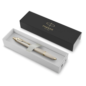 Ручка шариковая PARKER "IM Professionals Monochrome Champagne", корпус шампань, сталь, синяя, 2172956 за 4&nbsp;240 ₽. Ручки шариковые подарочные.  Доставка по РФ. Без переплат!