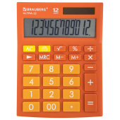 Калькулятор настольный BRAUBERG ULTRA-12-RG (192x143 мм), 12 разрядов, двойное питание, ОРАНЖЕВЫЙ, 250495 за 750 ₽. Калькуляторы настольные. Доставка по РФ. Без переплат!