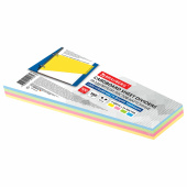 Разделители листов (трапеция 230х120х60 мм) картонные, КОМПЛЕКТ 100 штук, ассорти, BRAUBERG, 225972 за 256 ₽. Разделители.  Доставка по РФ. Без переплат!